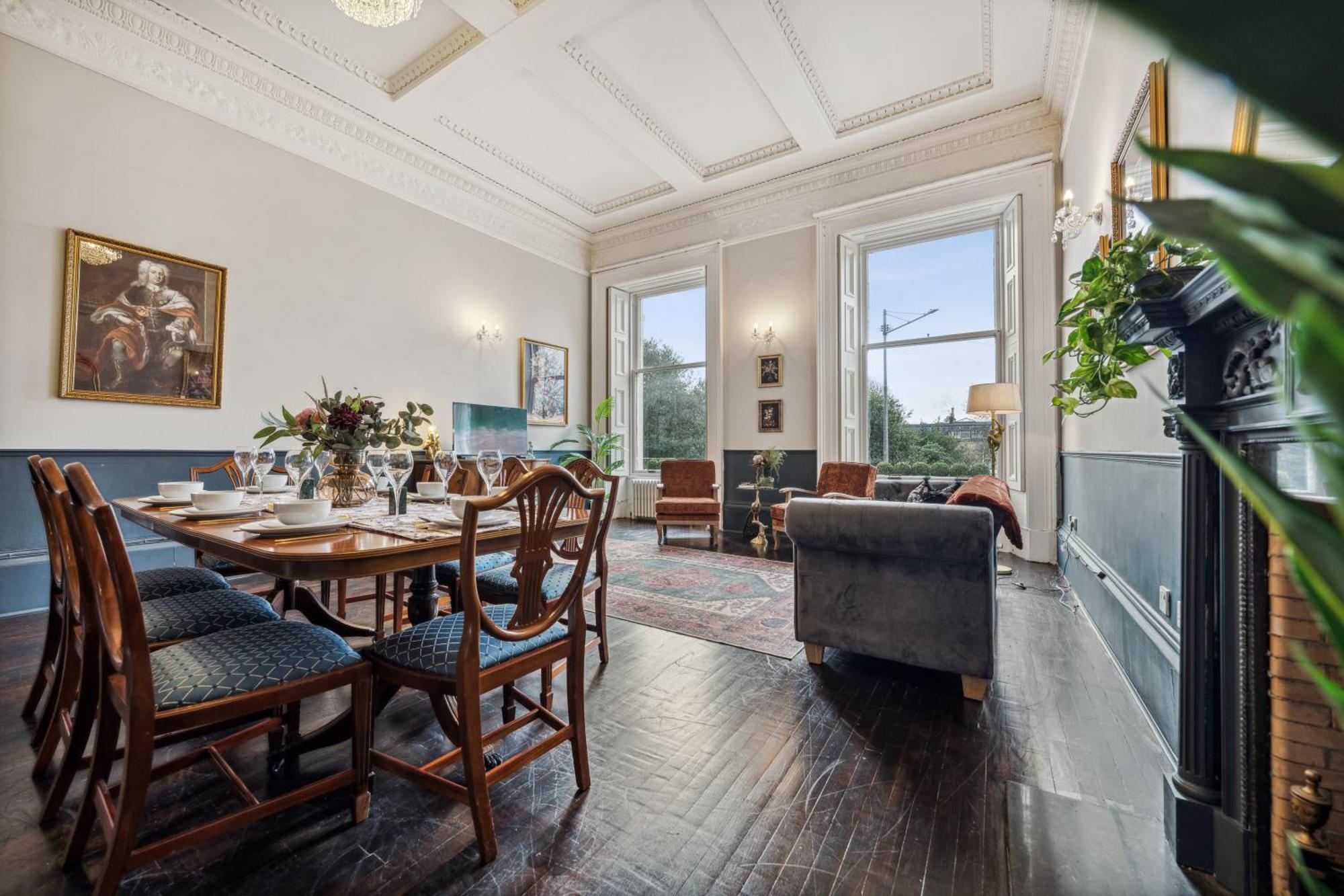Grand 2 Bed West End Residence Glasgow Buitenkant foto