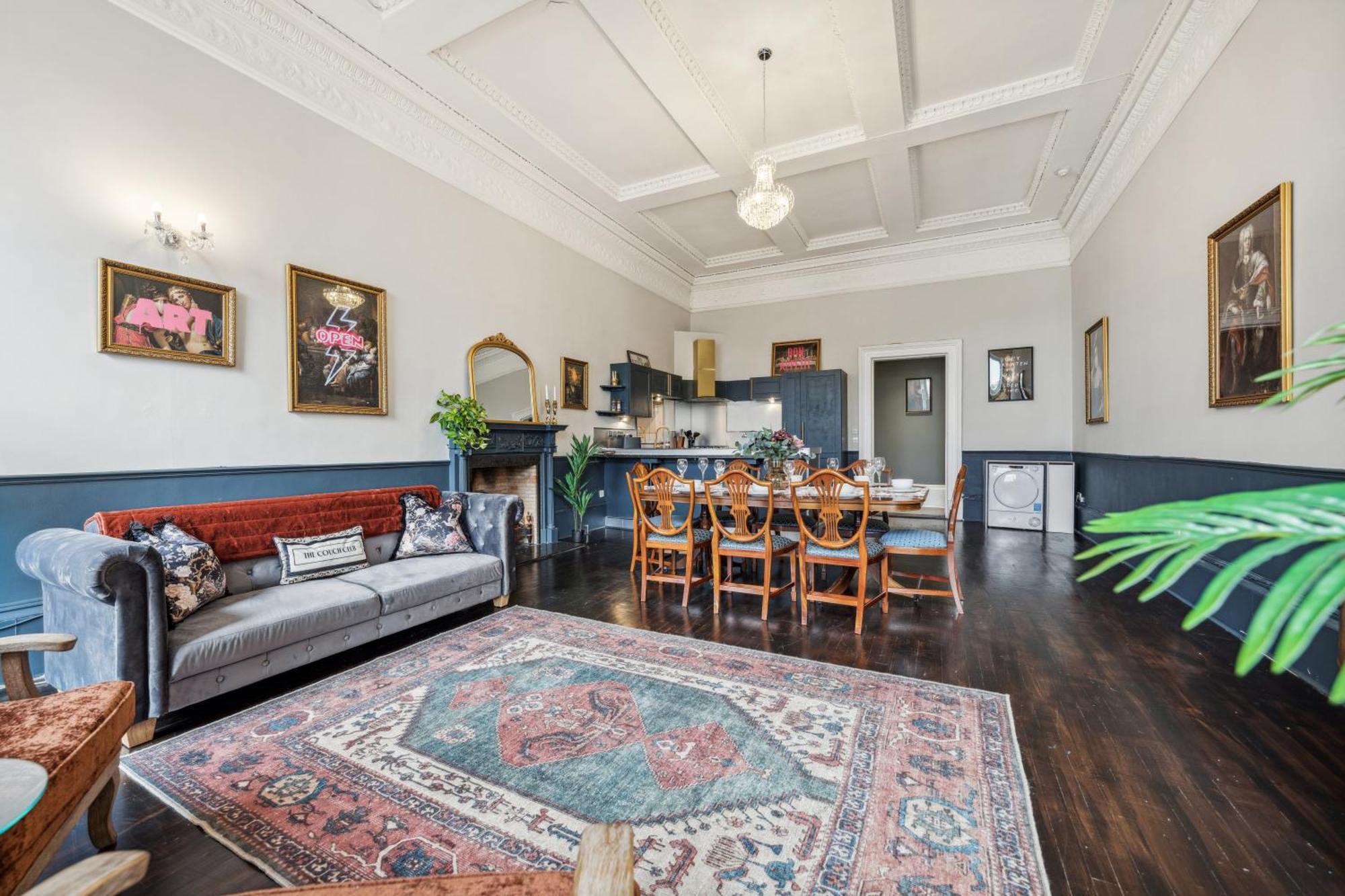 Grand 2 Bed West End Residence Glasgow Buitenkant foto